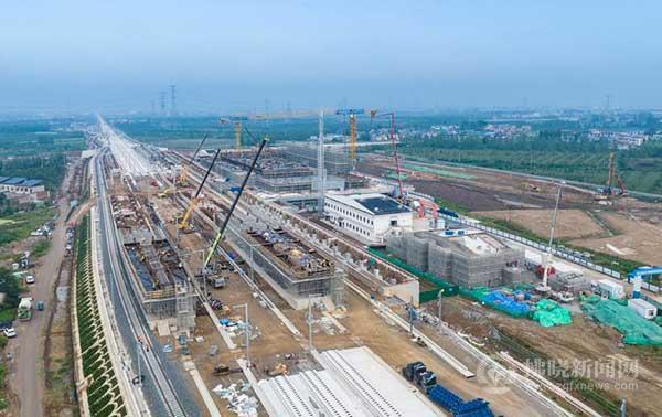 淮宿蚌城際鐵路宿州西站加速建設(shè)